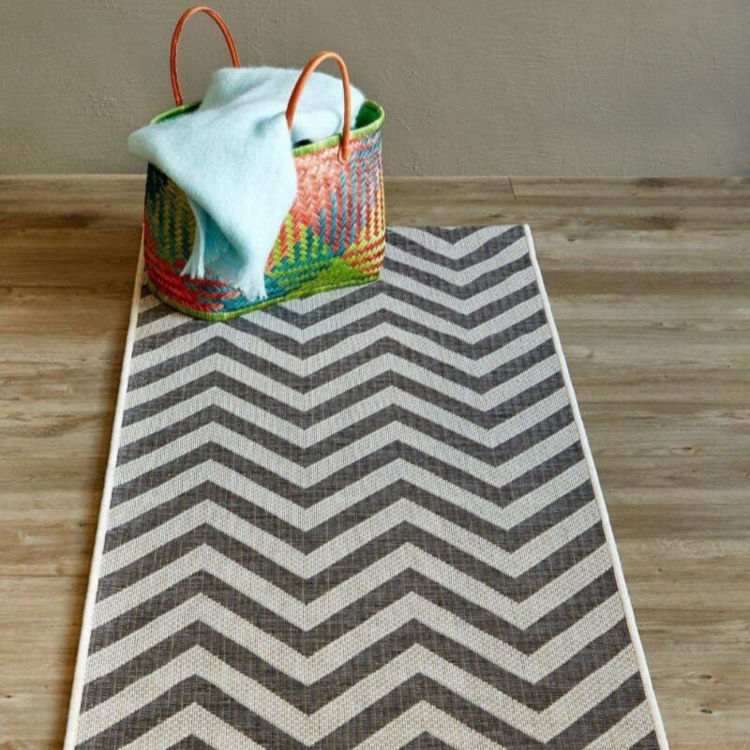 HERRINGBONE GREY RUG