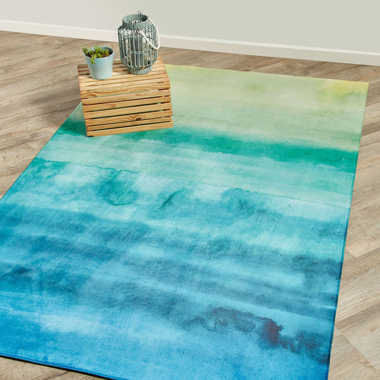 Picture of OMBRE BLUE (PRINTED RUG)