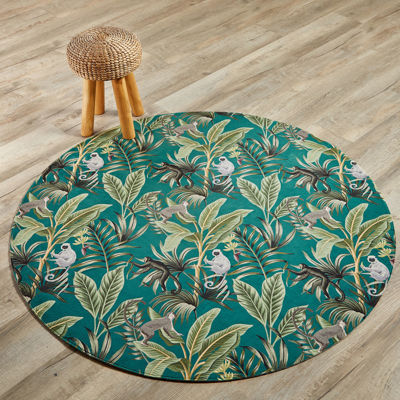 Picture of MONKEYS ROUND  (PRINTED RUG)