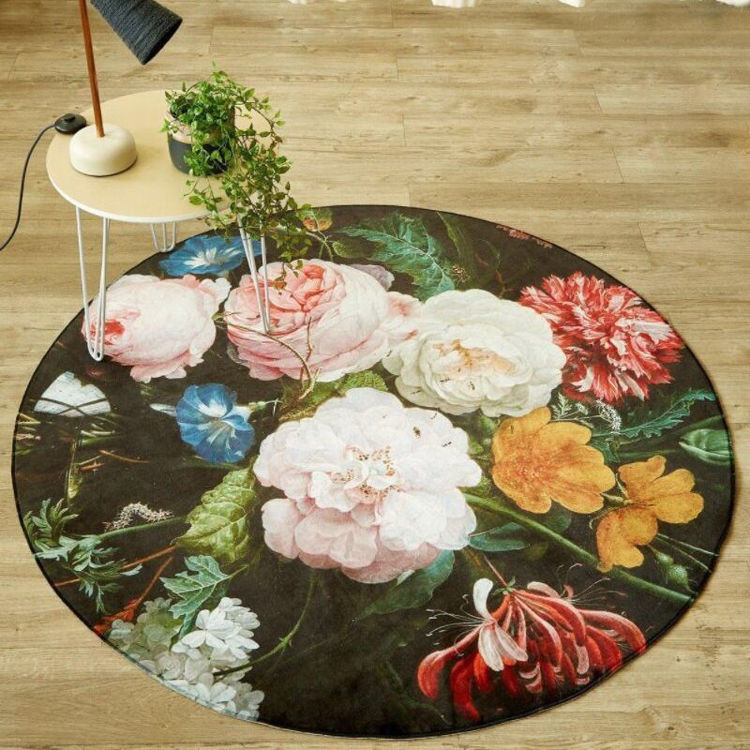 Picture of OLD MASTERS BOTANICAL ROUND (PRINTED RUG)