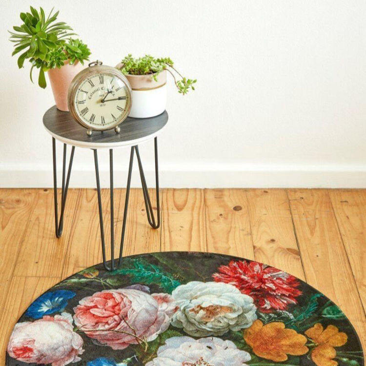 Picture of OLD MASTERS BOTANICAL ROUND (PRINTED RUG)