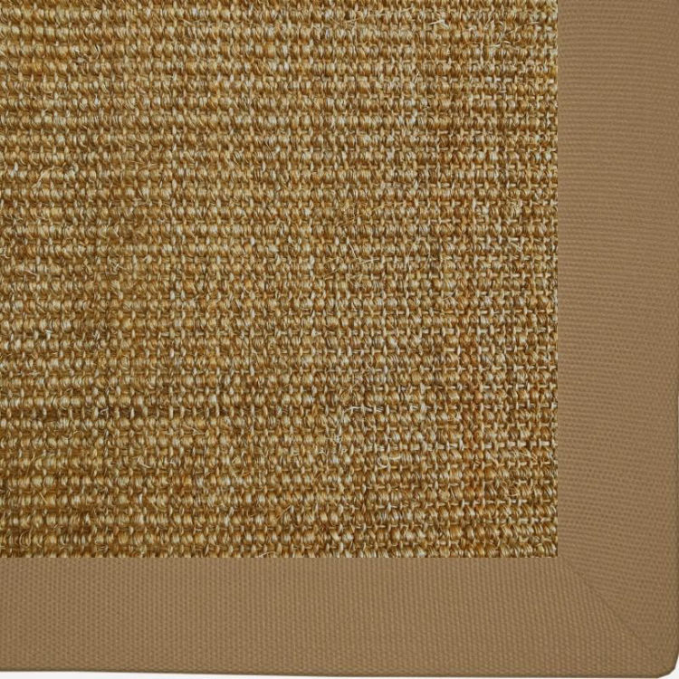 Picture of Sisal - Wild honey with Tan Binding 0.8m x 2.8m