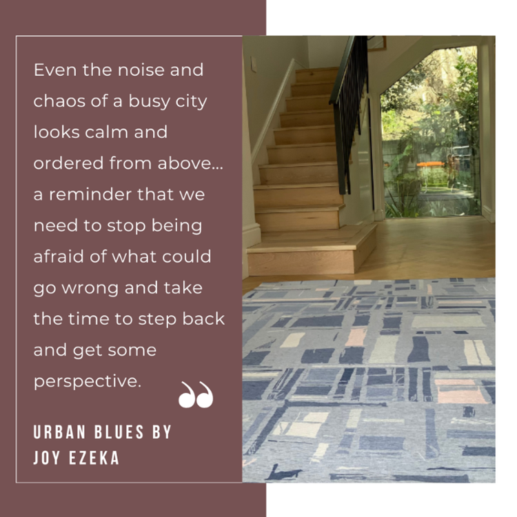 Picture of JOY'S URBAN BLUE RUG