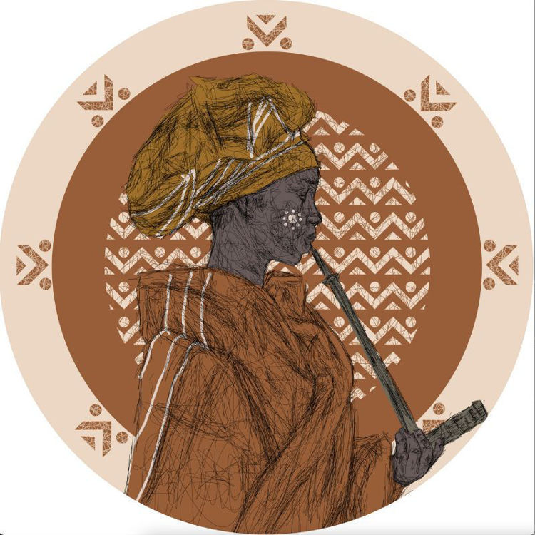 Picture of MASONWABE | MLAMBO ROUND RUG