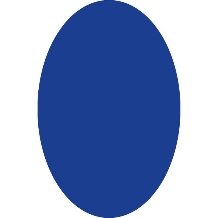 Picture of COLOUR CRUSH COBALT OVAL (PRINTED RUG)
