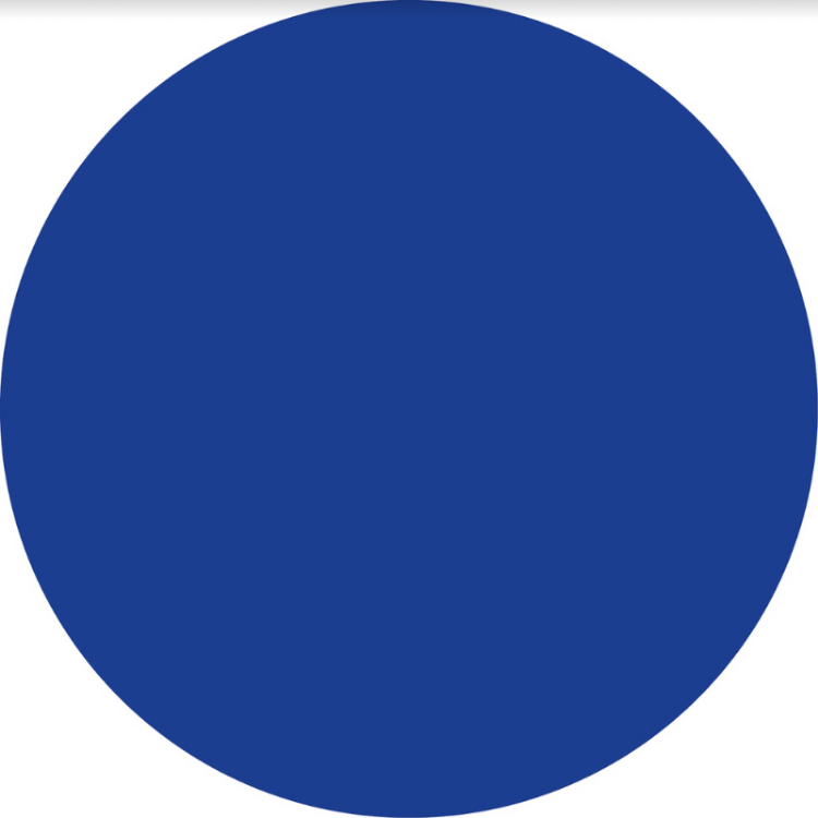 Picture of COLOUR CRUSH COBALT ROUND (PRINTED RUG)