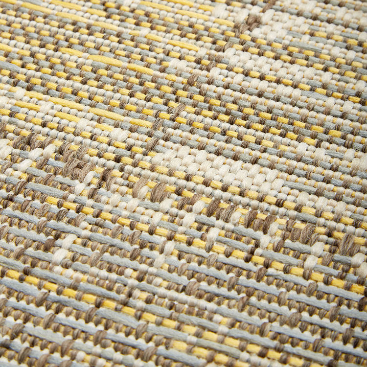 Picture of VINTAGE PATCHWORK YELLOW RUG