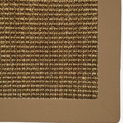 Picture of 1.80 x 2.00 Sisal Olive bark with Tan Binding