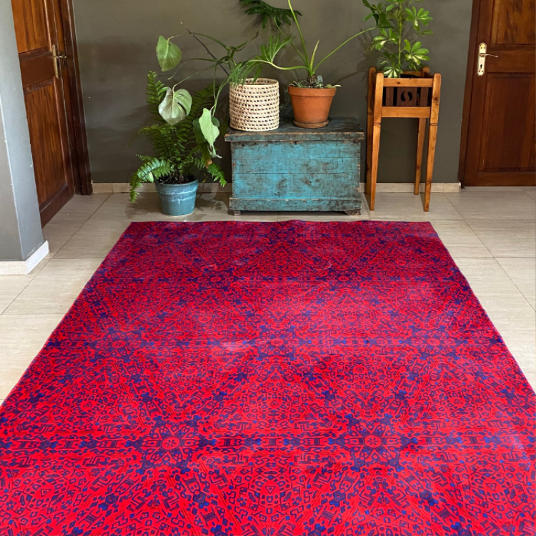 Picture of IMPRINT_ZA  | RED (PRINTED RUG)