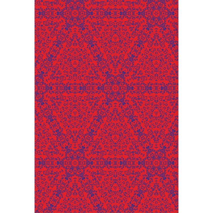Picture of IMPRINT_ZA  | RED (PRINTED RUG)