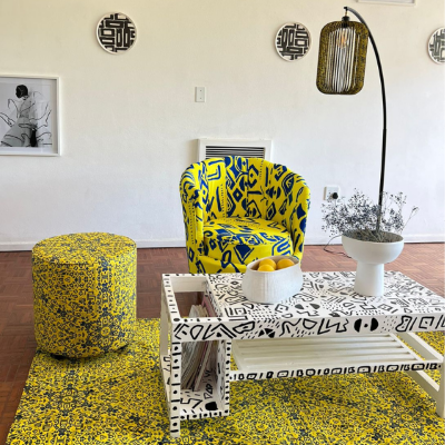 Picture of IMPRINT_ZA | YELLOW LAMPSHADE