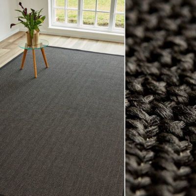 Picture of 1.40 x 2.00 Natural Look Weave Black