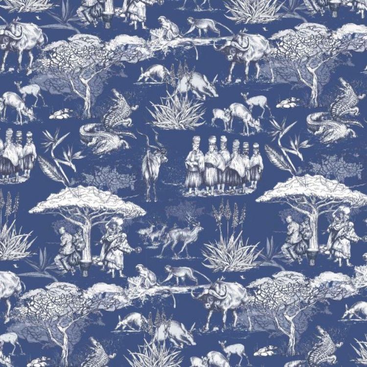 Picture of Rakgadi Rug (Navy & Cream)