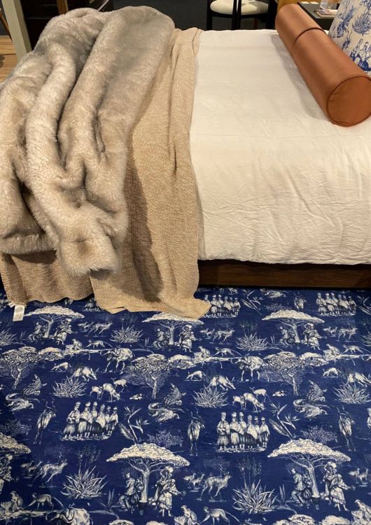 Picture of Rakgadi Rug (Navy & Cream)