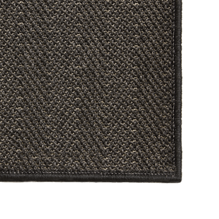 Picture of NATURAL LOOK WEAVE BLACK FACTORY SHOP OUTDOOR RUNNERS