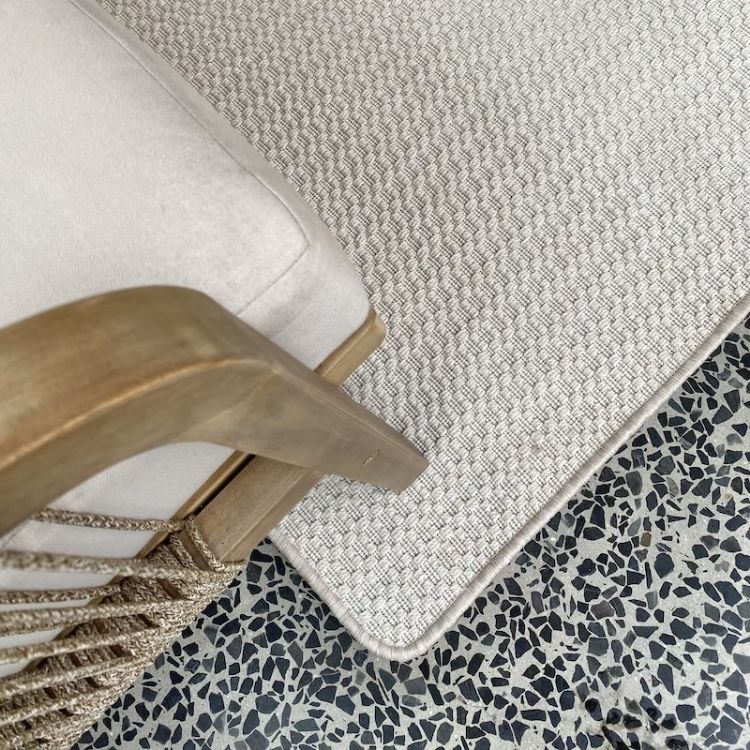 Picture of KNOTTED ECRU OUTDOOR RUG